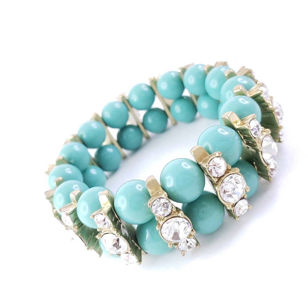 NWOT! J. Crew Statement Bracelet Blue Green - Picture 6 of 7